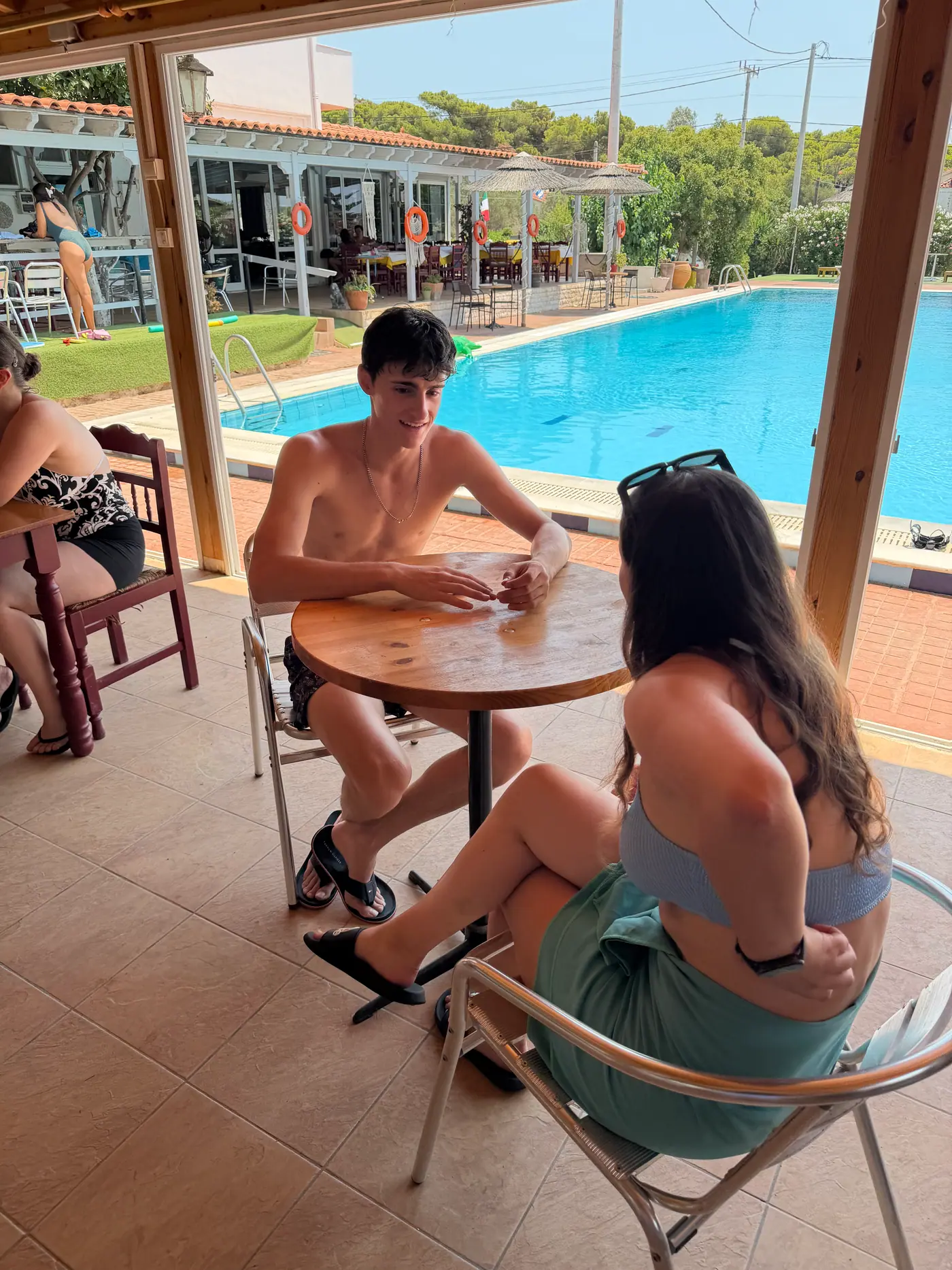 Day 1 of Positive Activism in Sounio, where the international group met through ice-breaking and name games. Photo 9 of 12.