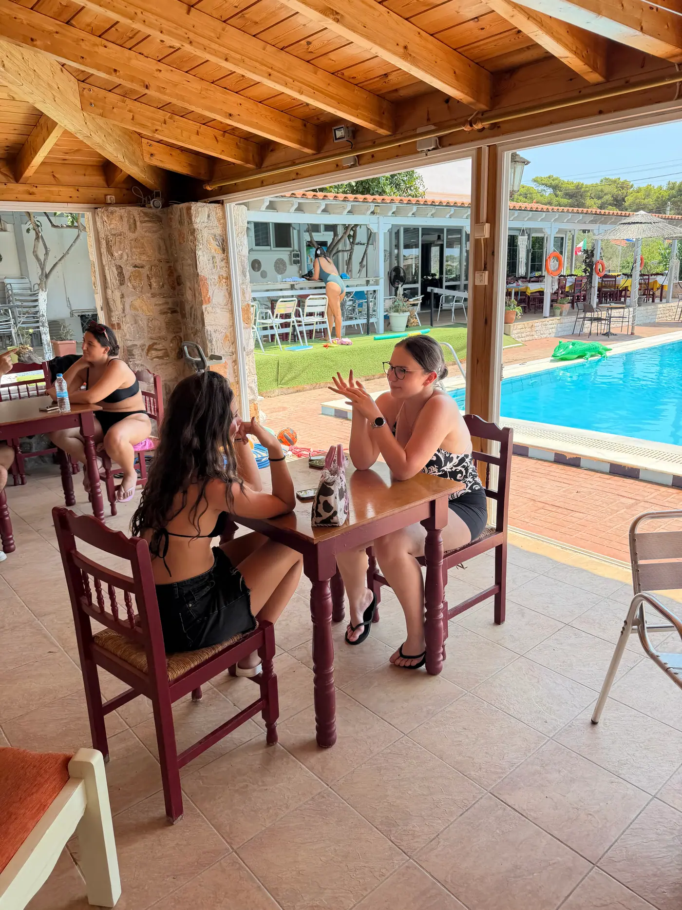 Day 1 in Sounio, during the speed dating and Secret Friend activities. Photo 11 of 12.