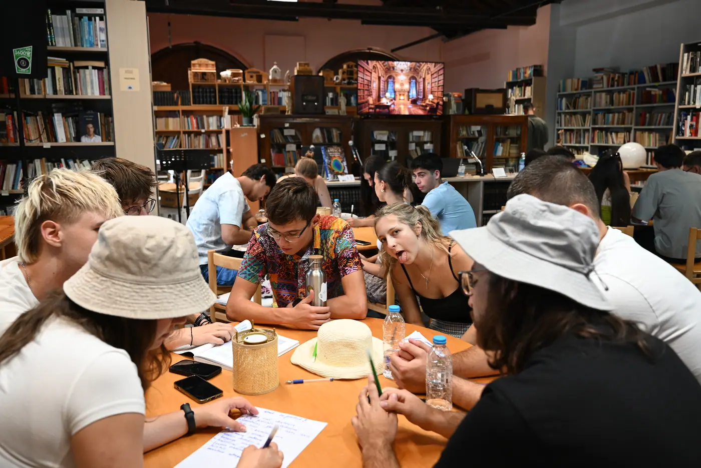 Day 2 at the Lavrio Municipal Library, where teams mapped heritage challenges and possible solutions. Photo 2 of 38.