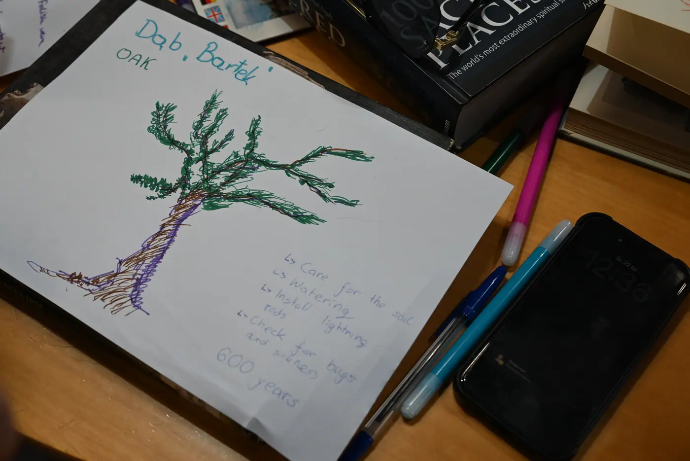 Day 2 at the Lavrio Municipal Library, during the hand-drawn diagrams and the team presentations. Photo 19 of 38.