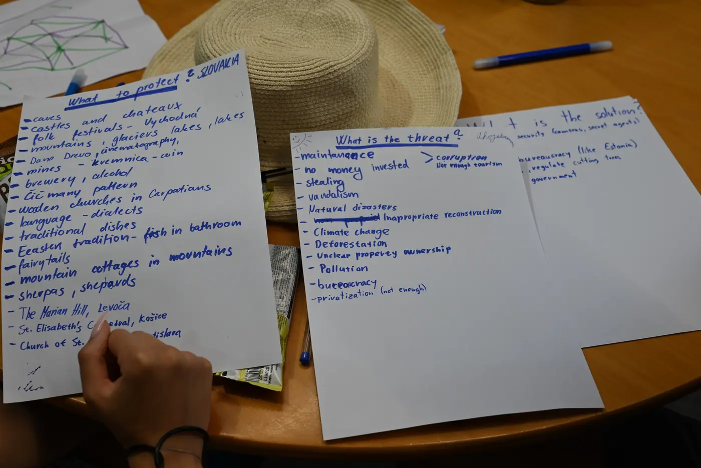 Day 2 at the Lavrio Municipal Library, where the national teams researched cultural heritage from their own communities. Photo 21 of 38.