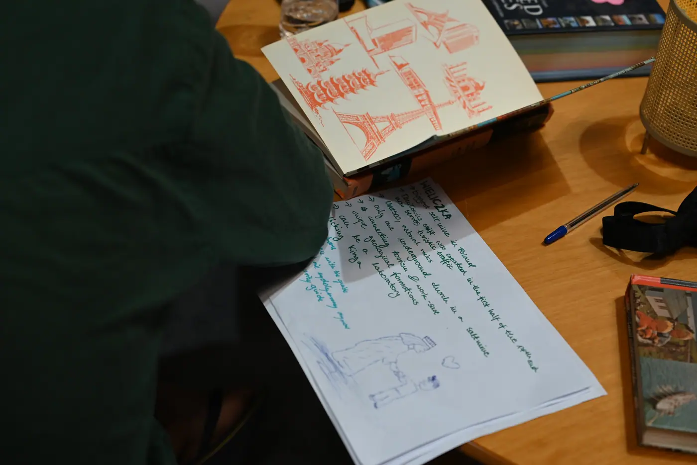 Day 2 at the Lavrio Municipal Library, during the hand-drawn diagrams and the team presentations. Photo 27 of 38.