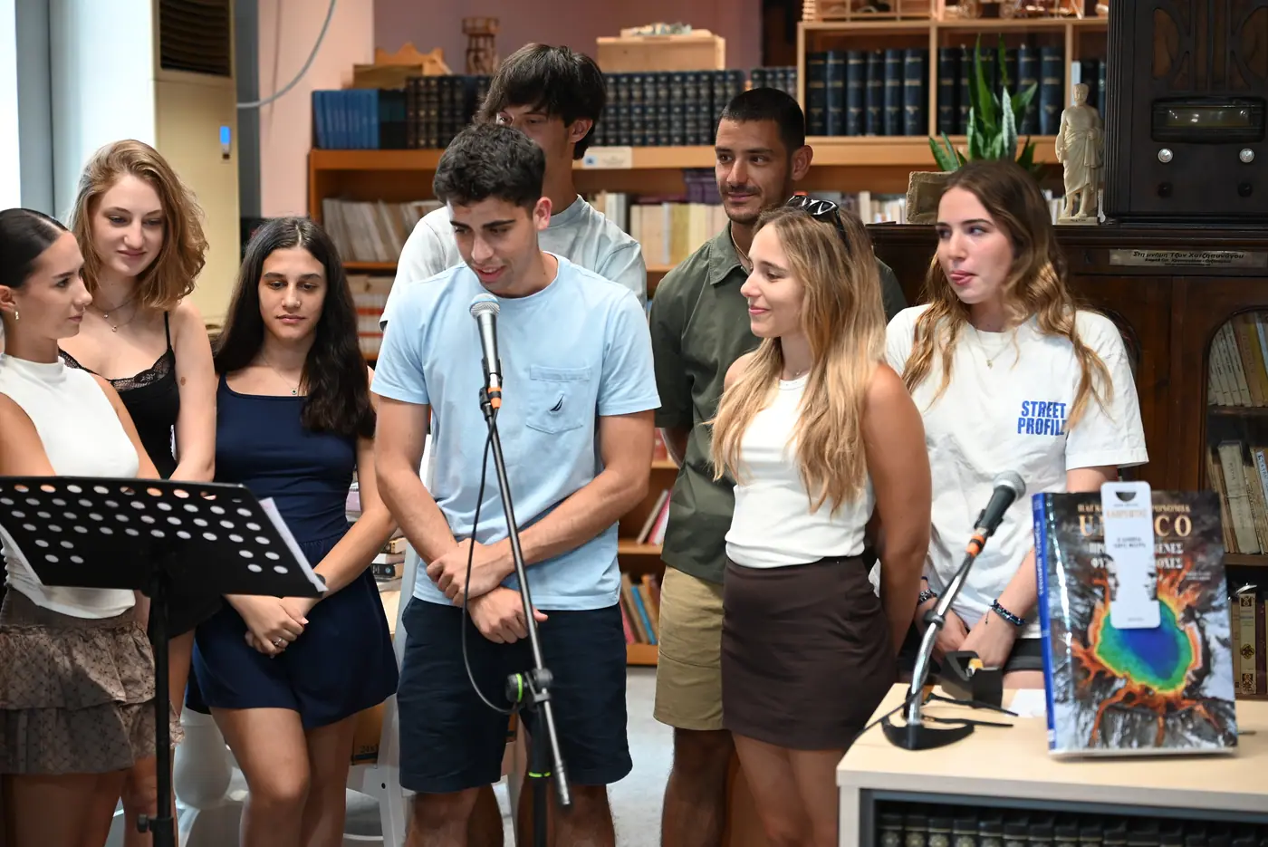 Day 2 at the Lavrio Municipal Library, where teams mapped heritage challenges and possible solutions. Photo 30 of 38.