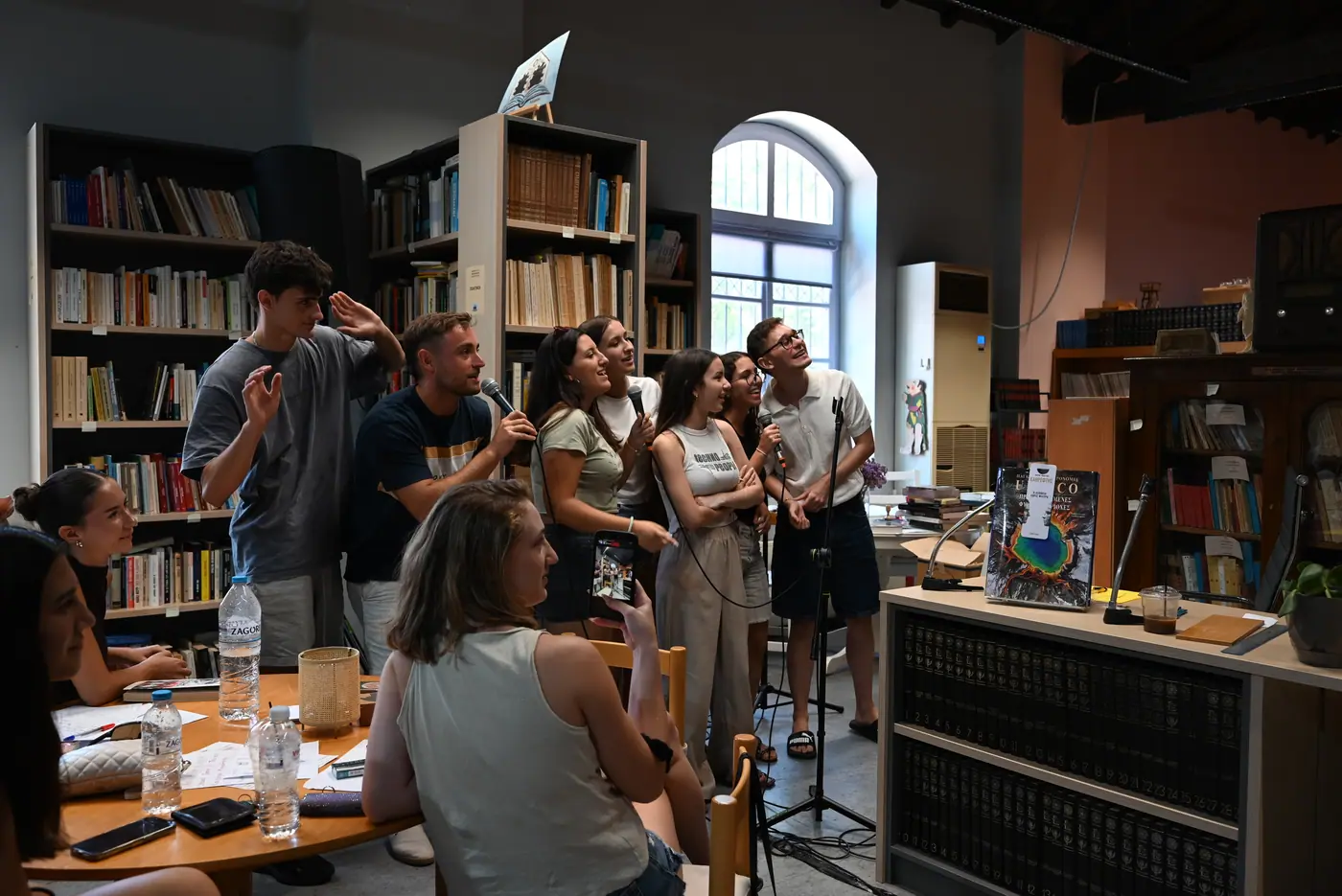 Day 3 at the Lavrio Municipal Library, during the introduction to website creation. Photo 14 of 32.