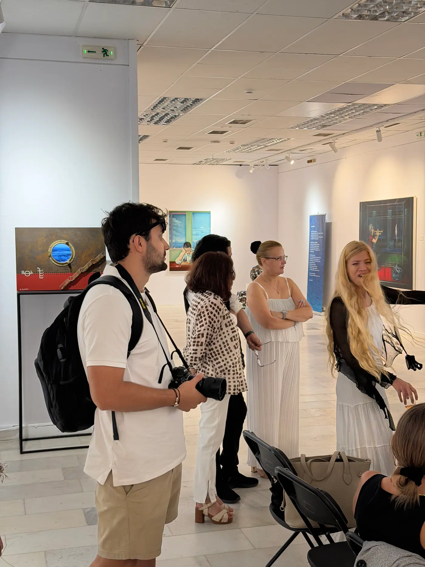 Day 4 in Athens, where the group explored the city and shared a meal. Photo 4 of 34.