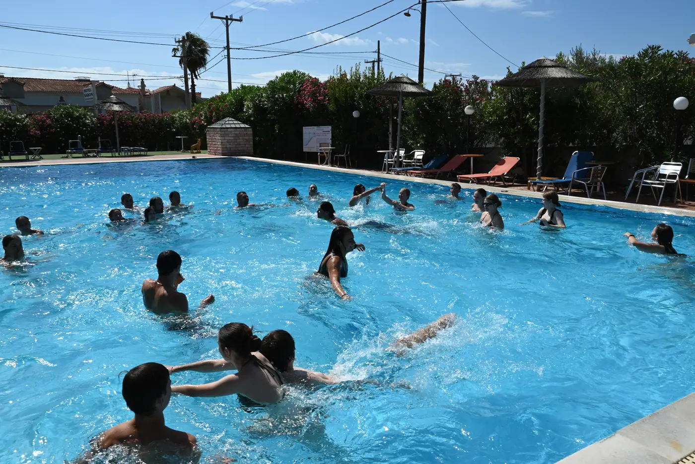 Day 5 in Sounio, during the intercultural cooking session. Photo 11 of 22.