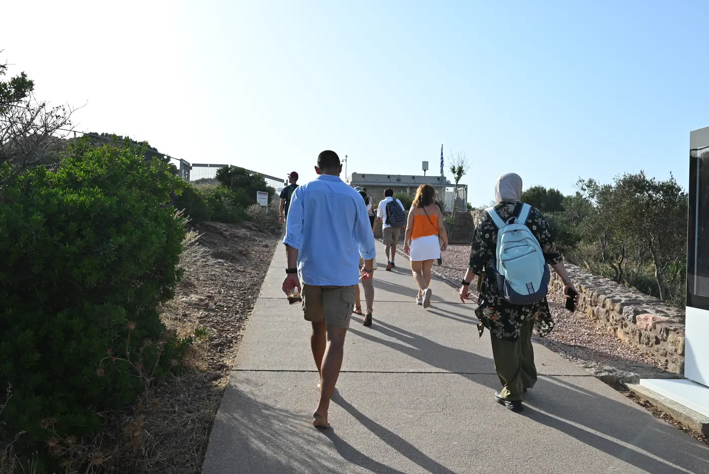 Day 7 at the Temple of Poseidon, during the guided tour of the monument. Photo 3 of 52.