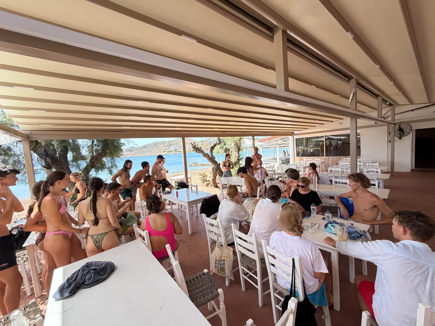 Day 8, where instructors explained the diving equipment and underwater communication. Photo 6 of 41.