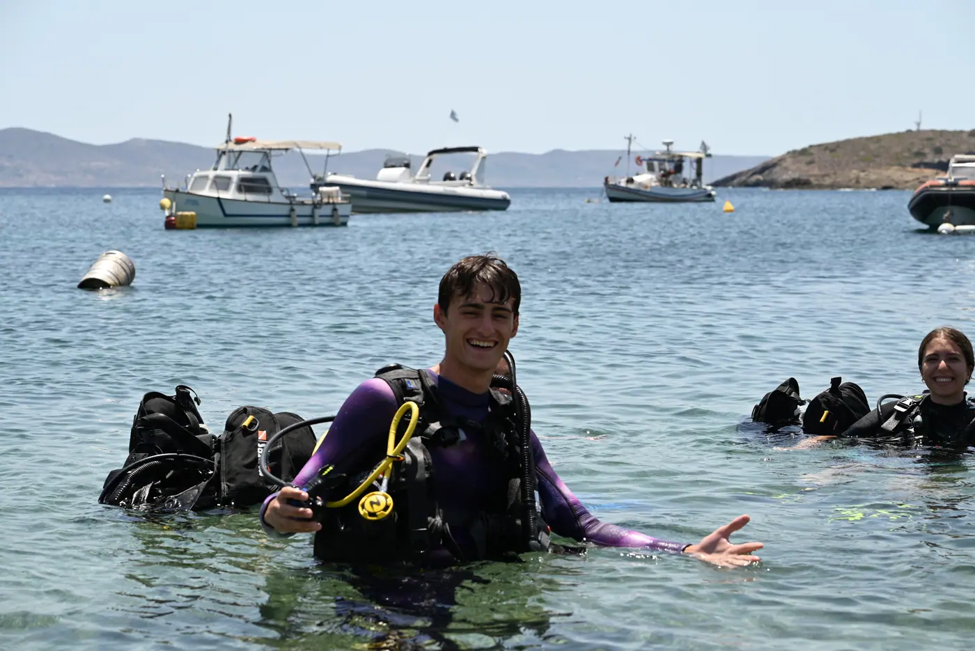Day 8 on shore, during the first-aid training delivered by certified lifeguards. Photo 19 of 41.