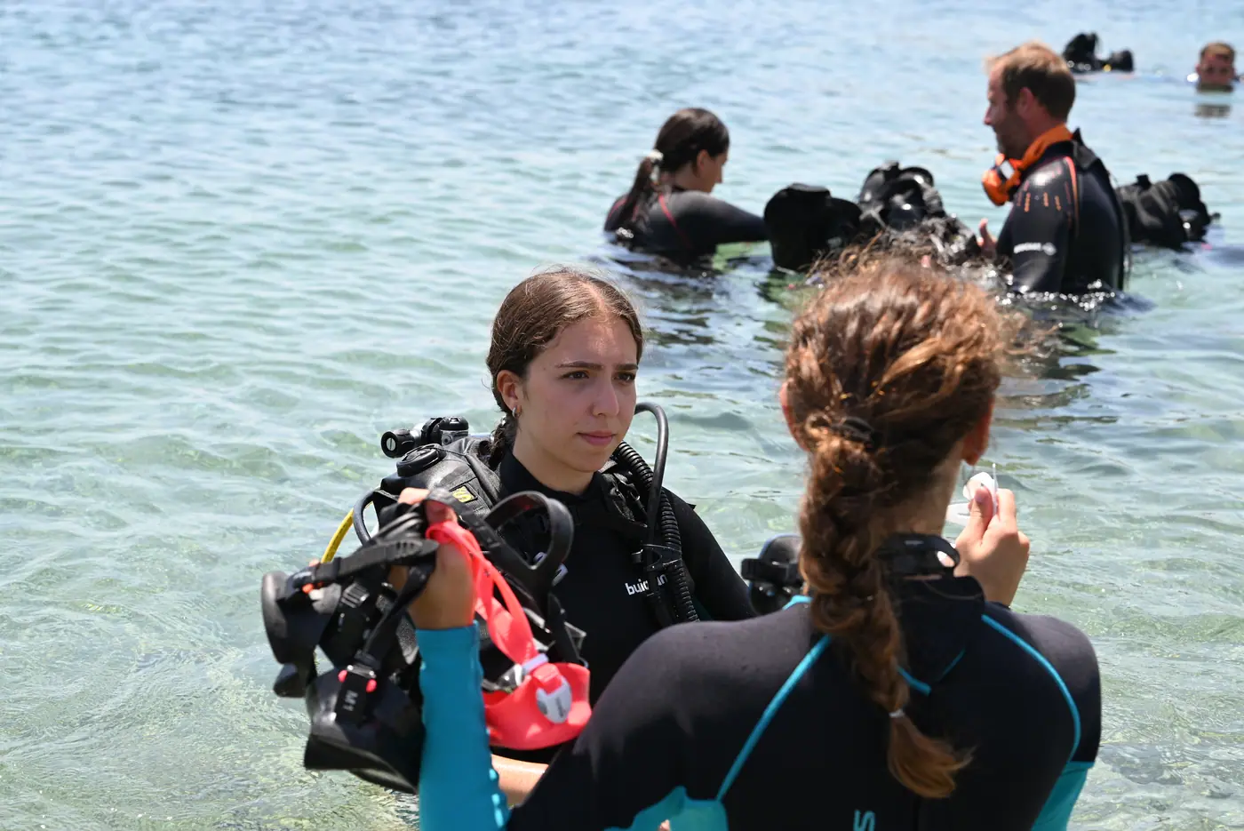 Day 8, during the afternoon planning of the underwater clean-up. Photo 20 of 41.