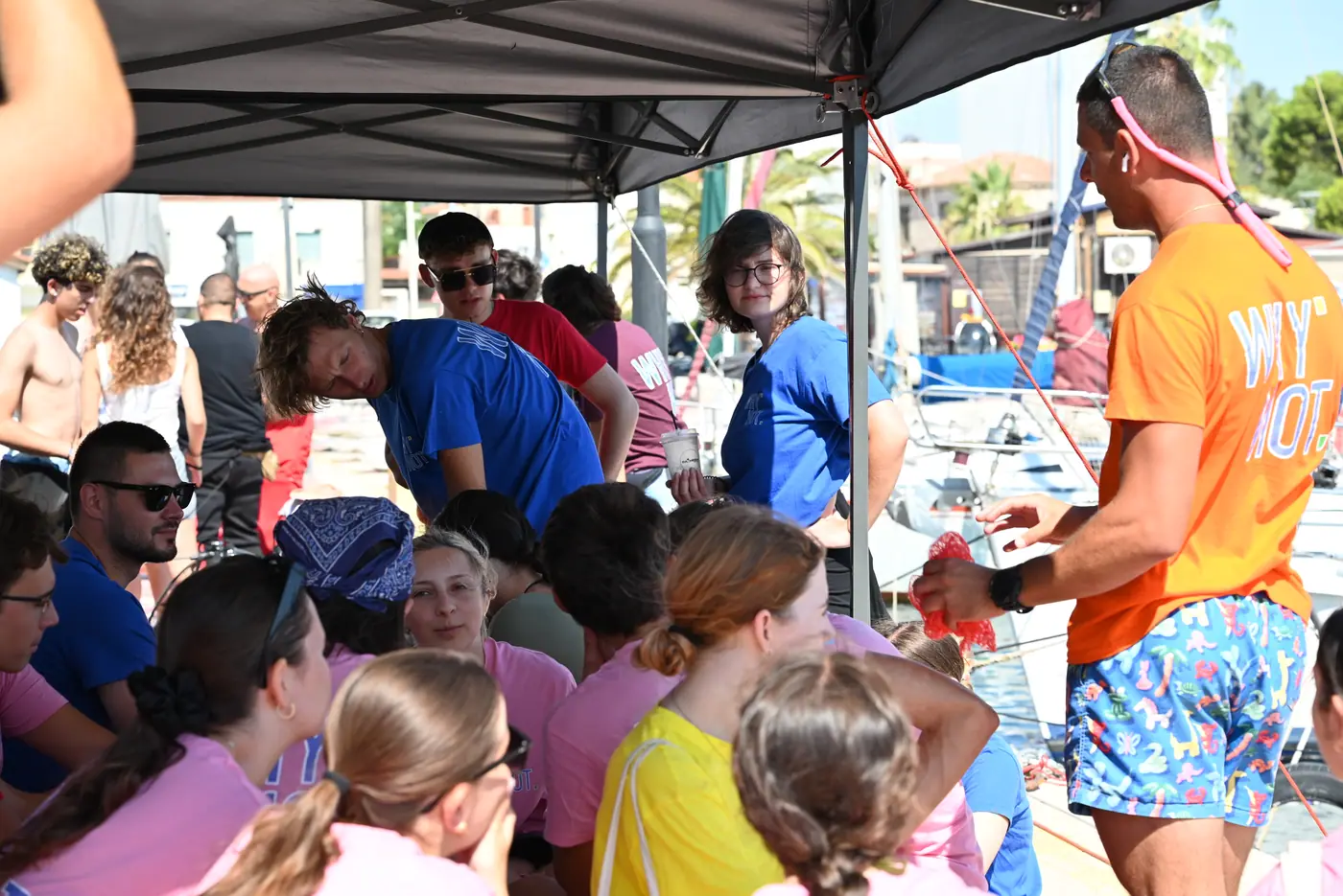 Day 9 at the Port of Lavrio, where participants supported the eleven volunteer divers. Photo 6 of 43.